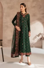 Zarif Lawn 25 , 3 PIECE SUIT , unstitched, green, lawn , UNST-LWN-04, FRONT