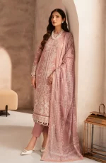 Zarif Lawn 25 , 3 PIECE SUIT , unstitched, pink , lawn , UNST-LWN-07, FRONT