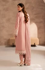 Zarif Lawn 25 , 3 PIECE SUIT , unstitched, pink , lawn , UNST-LWN-07, back