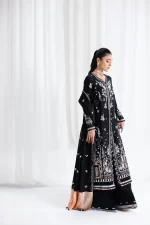 Pakistani clothing brands qalamkar luxury lawn eid edit collection 2025, unstitched 3 piece suit, sb-03 Misha, shirt