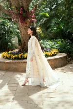 Pakistani clothing brands qalamkar luxury lawn eid edit collection 2025, unstitched 3 piece suit, sb-09 Adeena, sleeves