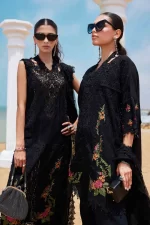Pakistani clothing brands maria b lawn eid collection 2025, unstitched 3 piece suit, el-25-01, 2 different styles