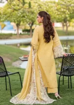 Elaf Premium Luxury Lawn Collection 2025 | ELH-4A DANDELION, 3-piece Pakistani designer lawn suits in the UK- Zee Collections. back