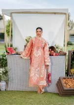 Elaf Premium Luxury Lawn Collection 2025 | ELH-5A AUTUMN DREAM, 3-piece Pakistani designer lawn suits in the UK- Zee Collections. salewar kameez and duipatta