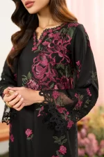 Iznik Festive Edition 2025 | IFE-06, 3-piece Pakistani designer lawn suits in the UK- Zee Collections. FRONT neck design