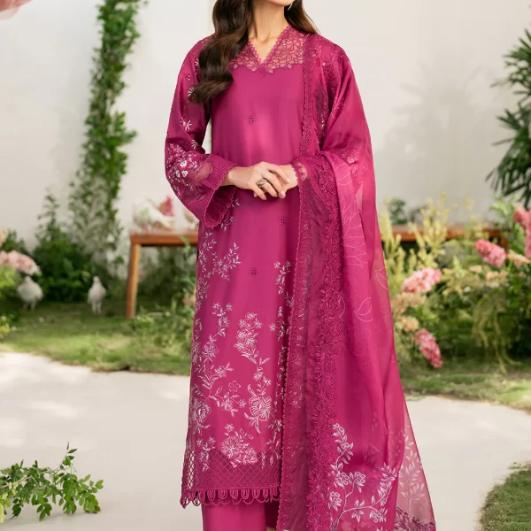 Iznik Festive Edition 2025 | IFE-07, 3-piece Pakistani designer lawn suits in the UK- Zee Collections. FRONT