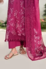 Iznik Festive Edition 2025 | IFE-07, 3-piece Pakistani designer lawn suits in the UK- Zee Collections. shirt daman and dupatta border