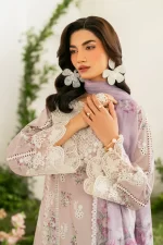 Iznik Festive Edition 2025 | IFE-09, 3-piece Pakistani designer lawn suits in the UK- Zee Collections. sleeves