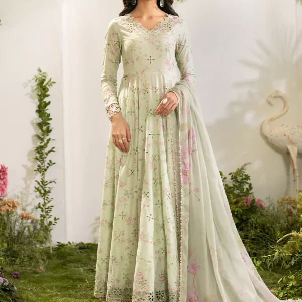Iznik Festive Edition 2025 | IFE-11, 3-piece Pakistani designer lawn suits in the UK- Zee Collections. FRONT