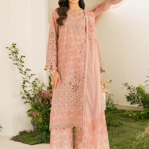 Iznik Festive Edition 2025 | IFE-12, 3-piece Pakistani designer lawn suits in the UK- Zee Collections. FRONT