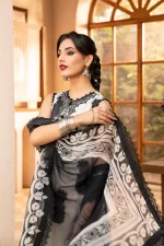 Pakistani clothing brands Maria B M. Basics Unstitched Eid II Lawn 25’, unstitched 3-piece lawn suit, MB-D-11B, dupatta