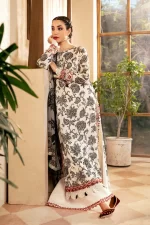 Pakistani clothing brands Maria B M. Basics Unstitched Eid II Lawn 25’, unstitched 3-piece lawn suit, MB-D-09A, salwar kameez and dupatta