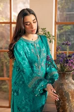 Pakistani clothing brands Maria B M. Basics Unstitched Eid II Lawn 25’, unstitched 3-piece lawn suit, MB-D-10a, front
