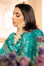 Pakistani clothing brands Maria B M. Basics Unstitched Eid II Lawn 25’, unstitched 3-piece lawn suit, MB-D-10a, front