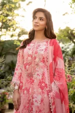 Pakistani clothing brands Maria B M. Basics Unstitched Eid II Lawn 25’, unstitched 3-piece lawn suit, MB-D-10b, front