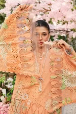 Maria B M. Prints Unstitched Eid II 2025’ “MPT-2602-A”, 3-piece Pakistani designer lawn suits in the UK- Zee Collections. SLEEVES