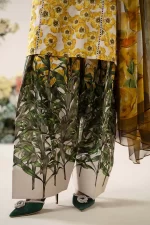 Pakistani clothing brands Maria B M.Prints Unstitched Eid II 2025’, 3-piece lawn suit, MPT-2606-A, trouser