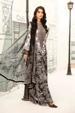 Maria B M. Prints Unstitched Eid II 2025’ “MPT-2608-B”, 3-piece Pakistani designer lawn suits in the UK- Zee Collections. FRONT