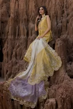 Rang Rasiya Premium Eid Collection 2025 | Nadia, 3-piece Pakistani designer lawn suits in the UK- Zee Collections. dupatta design