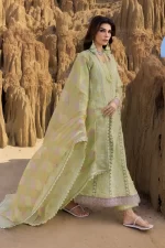 Rang Rasiya Premium Eid Collection 2025 | Rania, 3-piece Pakistani designer lawn suits in the UK- Zee Collections. side look