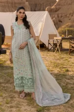 Rang Rasiya Premium Eid Collection 2025 | Nadine, 3-piece Pakistani designer lawn suits in the UK- Zee Collections. FRONT