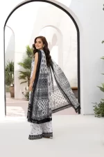 Pakistani clothing brands Sobia Nazir PK Vital Collection 2025, unstitched 3-piece lawn embroidered suit, Design 10a, dupatta