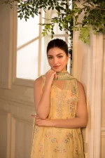 Pakistani clothing brands Sobia Nazir PK Vital Collection 2025, unstitched 3-piece lawn embroidered suit, Design 1B, front kameez design