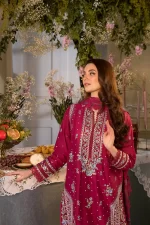 Pakistani clothing brands Sobia Nazir PK Vital Collection 2025, unstitched 3-piece lawn embroidered suit, Design 7b, shirt embroidery