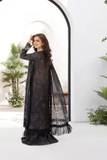 Pakistani clothing brands Sobia Nazir PK Vital Collection 2025, unstitched 3-piece lawn embroidered suit, Design 8a, back