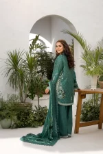 Pakistani clothing brands Sobia Nazir PK Vital Collection 2025, unstitched 3-piece lawn embroidered suit, Design 9b, back